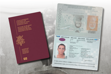 Real Belgium Passport