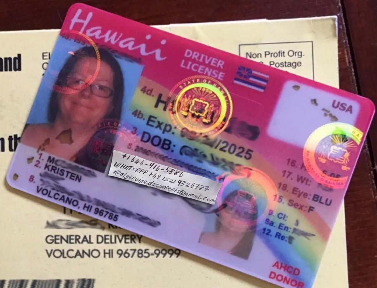 Hawaii Driver License and ID Card