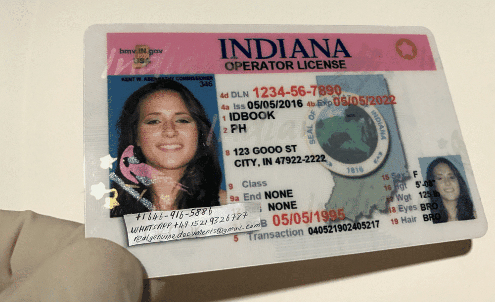 Indiana Driver License and ID Card