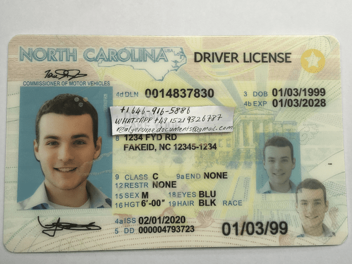 Buy North Carolina Driver License And ID Cards