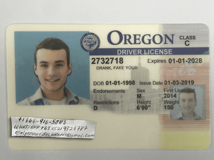 Oregon Driver License