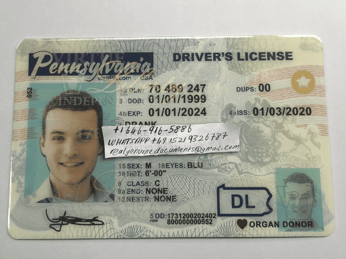 Pennsylvania Driver License
