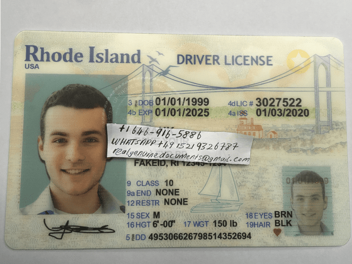 Rhode Island Driver License
