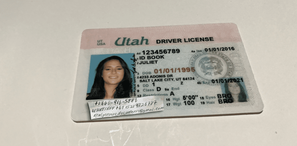 Utah Driver License