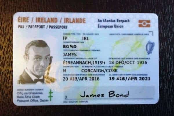 Irish Passport Card