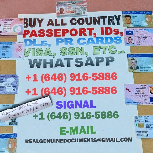 buy real passport id card driver license residence permit green card ssn visa schengen visa us visa canada visa us passport card birth certificate 1