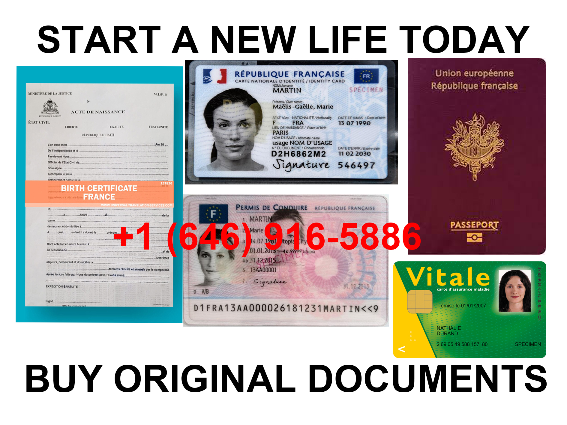 Buy France New Identity Package